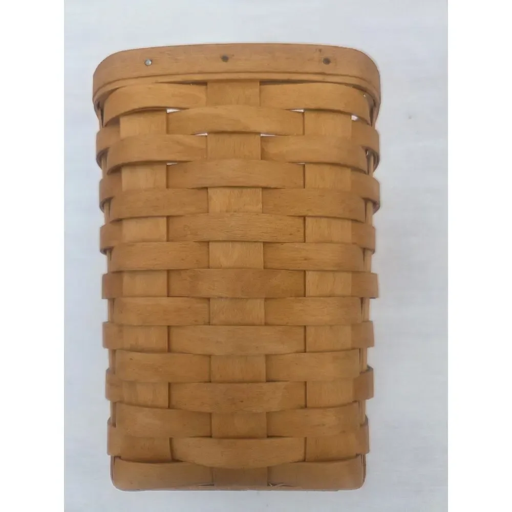 Vintage Longaberger Tall Tissue Basket 2001, No Lid